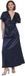 VILA VISITTAS V-NECK S/S MAXI DRESS - NOOS - Femme - Robes longues - Bleu marine - Taille 36