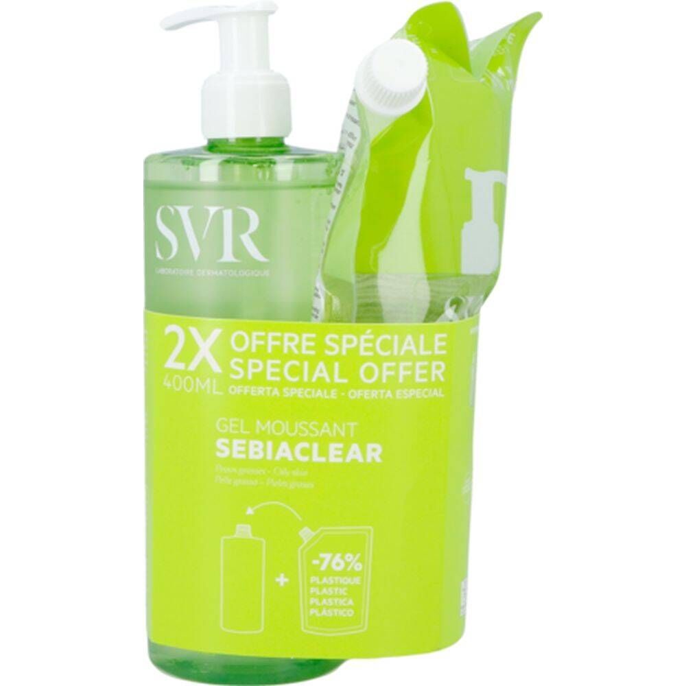 SVR SVR Sebiaclear Gel Reiniger + Refill 1 set