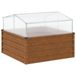 vidaXL Jardinière surélevée avec serre en acier Corten