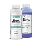 R PRO 20 vloeibare siliconenrubber voor mallen met gemiddelde hardheid, eenvoudig in gebruik (1:1) en niet giftig, scheurbestendig en compatibel met epoxyharsen, polyurethanen, gips (1, Kilogram)