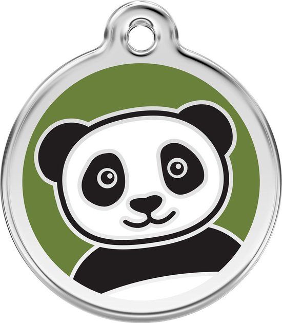 Red Dingo Hondenpenning 38 mm panda