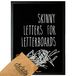 Rae Dunn geïnspireerde fijne letterset voor brievenbord