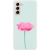 Samsung Bedrukt siliconen hoesje compatibel met Galaxy S21 Plus Fleur Rose