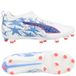PUMA Ultra 6 Match FG/AG Christian Pulisic X Kidsuper - Blanc/Pink Lilac/Dusky Blue Enfant ÉDITION LIMITÉE, pointure 37