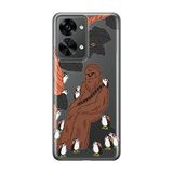 ERT GROUP mobiel telefoonhoesje voor Oneplus NORD 2T 5G origineel en officieel erkend Star Wars patroon Chewbacca 006