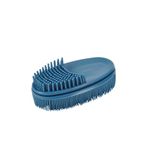 Homéa Multifunctionele borstel TPR 12 cm pauwblauw