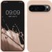 kwmobile telefoonhoesje geschikt voor Google Pixel 9 Pro XL - Hoesje met siliconen coating - Smartphone case in kokosmelk
