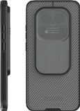 Nillkin CamShield Hoesje Geschikt voor Xiaomi Redmi Note 15 Pro 5G - Back Cover met Camera Slider - Extra Camera Bescherming - Transparant Zwart
