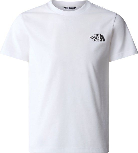 The North Face Simple Dome T-shirt Unisex - Wit - Maat 134/140