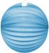 Wefiesta Lampion Rond 25 Cm Papier Lichtblauw