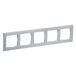 Legrand SEANO 5-voudig frame, thermoplast, halogeenvrij, afmetingen: 87 x 372 mm, kleur: gelakt aluminium, 765275
