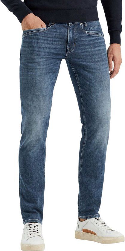PME Legend Heren Jeans SKYRAK Straight Fit Katoen Blauw