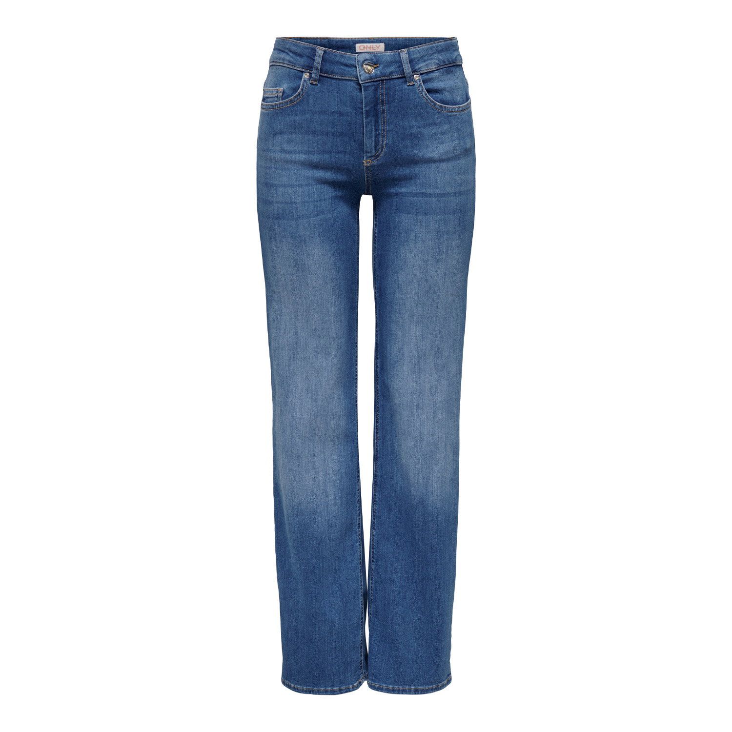 ONLY ONLBLUSH MID STRAIGHT DNM REA12187 Jeans - Medium Blue - W28/L32