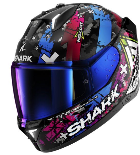 Shark SKWAL i3 HELLCAT integraalhelm - Maat M - Zwart/Blauw