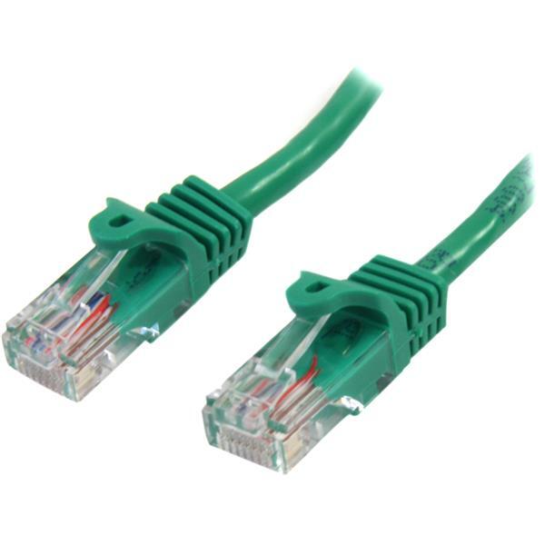 StarTech.com Cat5e Ethernet netwerkkabel met snagless RJ45 connectors UTP kabel 0,5m groen