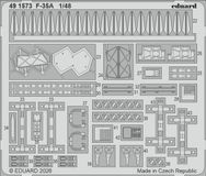 Eduard Modelbouwpakket - 491573 Accessoires Set voor F-35A - Accessoires set - 1:48 - Modelbouw