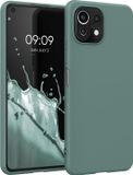 kwmobile Blauwgroen TPU Back Cover voor Xiaomi 11 Lite (5G) NE / Mi 11 Lite (5G)
