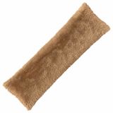 vidaXL - Taie d'oreiller - HEERLEN - Taupe - 40 x 145 cm - PV Fleece