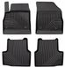 Frogum No.77 Automat / Vloermat - 3D Pasvorm - Geschikt voor Opel Astra K (5) 2015-2021 - TPE Rubber - 4-delig - Zwart