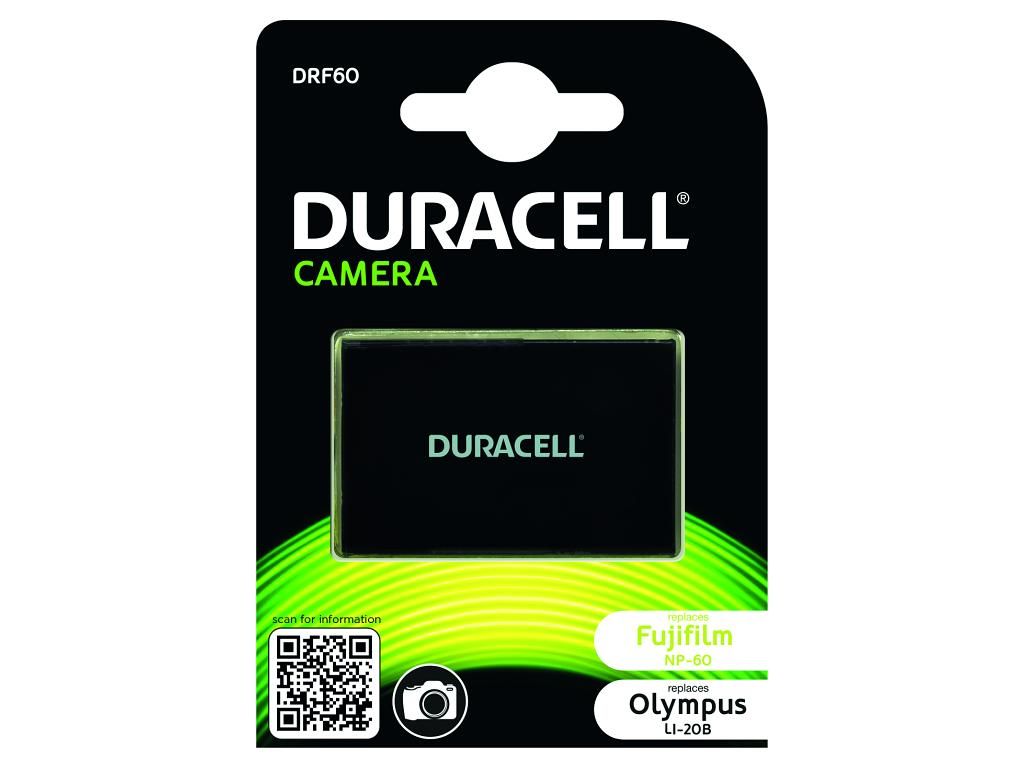 Duracell Camera Battery - DRF60 - replaces Fujifilm NP-60 Battery