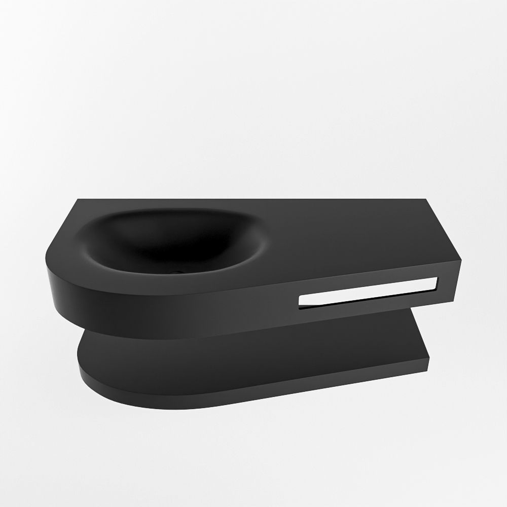 Mondiaz Riva Dulcet badkamermeubel - 100cm - Urban - Links - Zonder lade