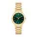 BOSS Analoog Quartz Horloge voor Vrouwen met Goud Gekleurde Roestvrij Stalen Armband - 1502649, Groen, jurk