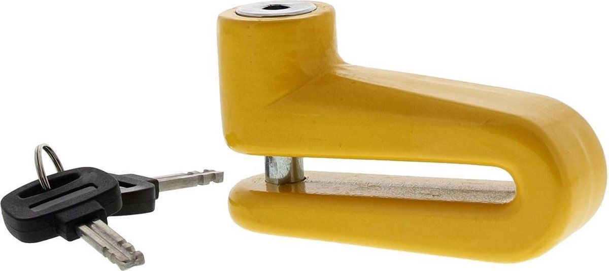 MKX-Lock Schijfremslot 10mm geel