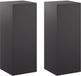 vidaXL Plantenstandaard 2 stuks Zwart 40 x 40 x 100 cm Staal