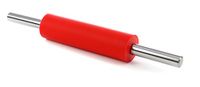 Yoko Design 1267 keukenroller, roestvrij staal, rood, 5 cm