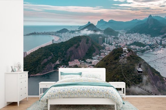 Nr1Wallpaper Behang - Fotobehang Bergen - Rio de Janeiro - Brazilië - Breedte 450 cm x hoogte 300 cm