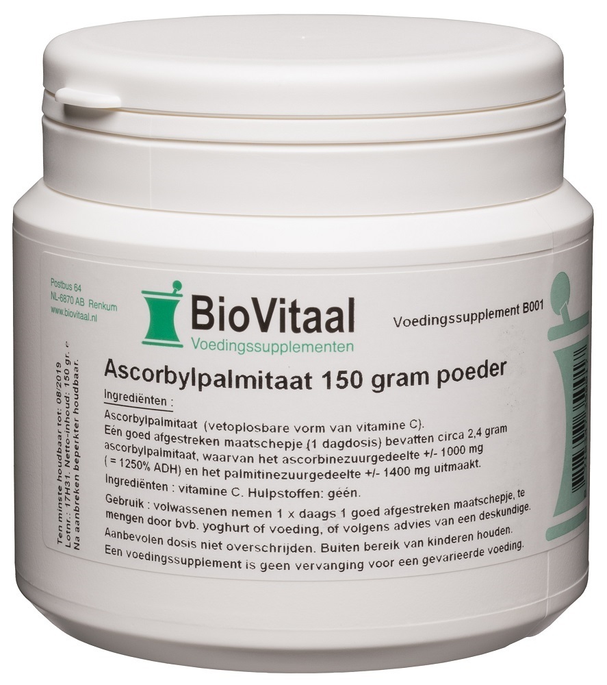 Biovitaal Ascorbylpalmitaat Poeder 150gr