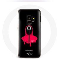 Maniacase Hoesje voor Samsung Galaxy S9 Inktvis Spel masker vierkant