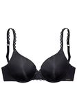 s.Oliver Dames BH 220-FB zwart omtrek en cups (8 stuks) zwart 95C, zwart.