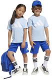 Adidas Essentials Tee Set Bleu 6-7 Ans Enfants