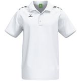 Erima Cmpt Wings Poloshirt Wit/zwart - XXS