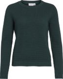 Vila Trui Vidalo O-neck L/s Knit Top- Noos 14082767 Ponderosa Pine Dames Maat - XXL