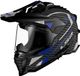 LS2 MX701 Explorer Carbon Adventure Blauw Adventure Helm - Maat S