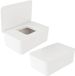 Merkloos Vochtig Toiletpapier Houder - 2 Stuks - Wit