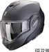 Scorpion Exo-Tech Evo Pro Solid Matt Pearl Black - Systeemhelm - Maat M