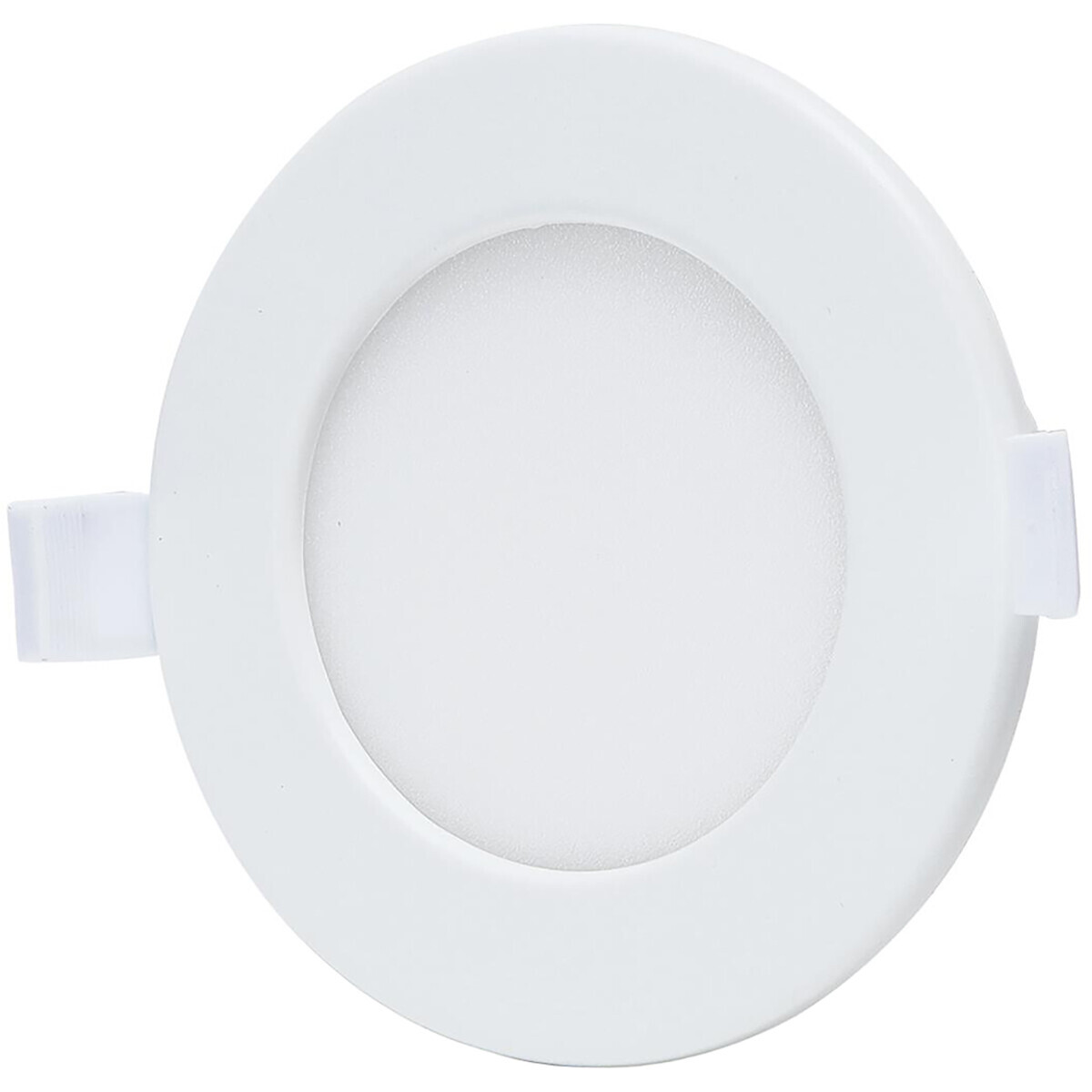 BES LED LED Downlight - Smart LED - Aigi Zumba - 6W - Aanpasbare Kleur - Inbouw Rond - Mat Wit - Aluminium - Ø105mm