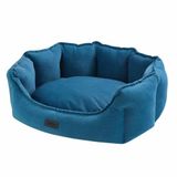 Nobby Comfort bed ovaal Cordo blauw 45 x 40 x 19 cm