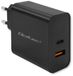 Qoltec - Super Quick PD Chargeur - 1xUSB-C - 1xUSB - 90W - Noir