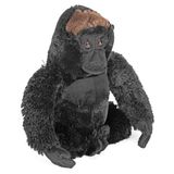 Wild Republic Cuddlekins pluche gorilla zilveren rug knuffeldier 30 cm