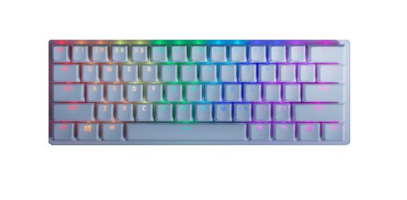 Razer Huntsman Mini - Gaming Keyboard - USB - QWERTY US International - White
