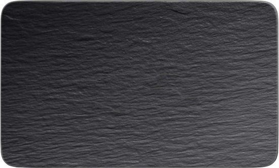 Villeroy & Boch Manufacture Rock Serveerschaal - Zwart - 28 x 17 cm