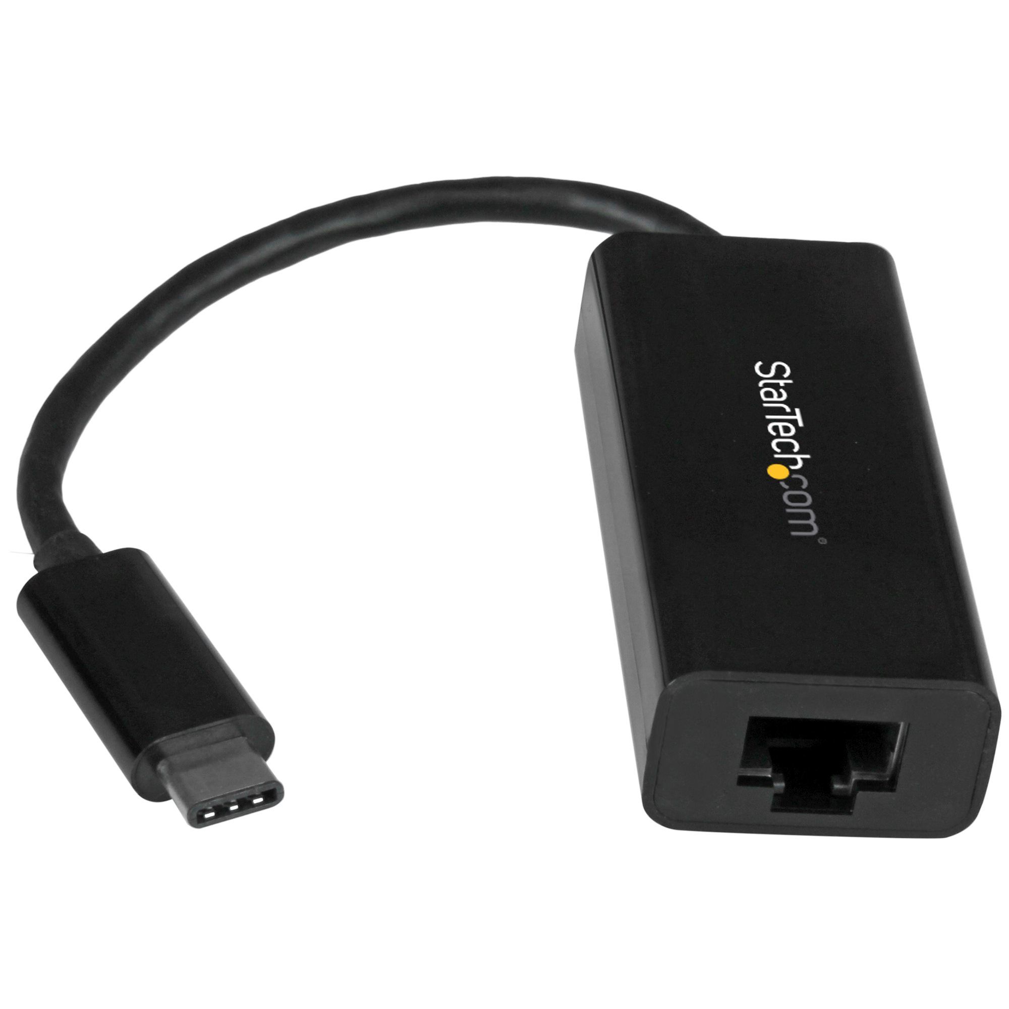 StarTech.com USB-C naar Gigabit Ethernet Adapter - Zwart