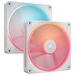 Corsair iCUE LINK LX140-R RGB Computer behuizing Ventilator 14 cm Wit 2 stuk(s)