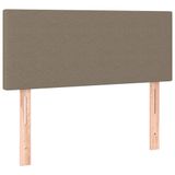 VidaXL Hoofdeind & Voeteind Taupe