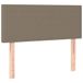 VidaXL Hoofdeind & Voeteind Taupe
