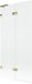 Mexen Lunar L badwand 2-delig links 90 x 150 cm, transparant, goud